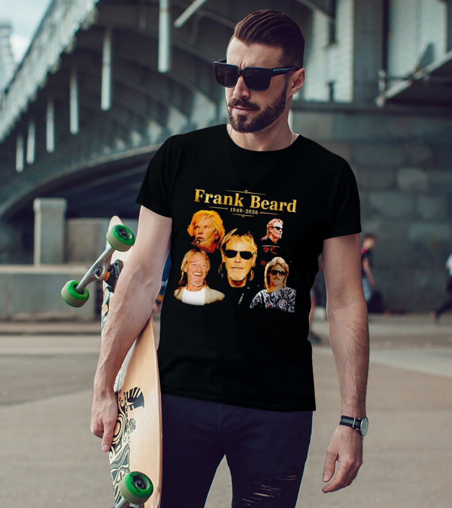 Frank Beard 1949 2026 Memorial Collage T-Shirt