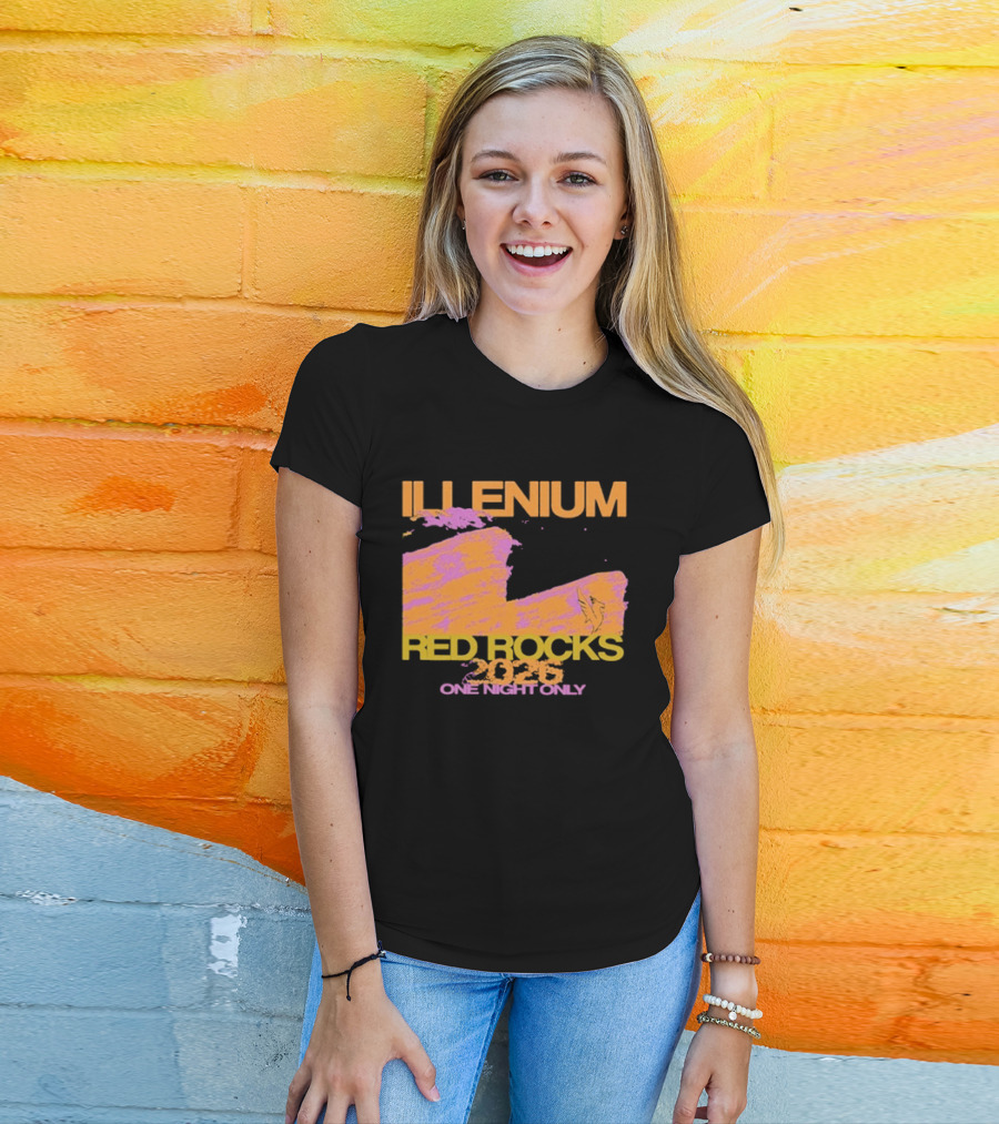 ILLENIUM Red Rocks 2026 One Night Only Event August 19 T-Shirt