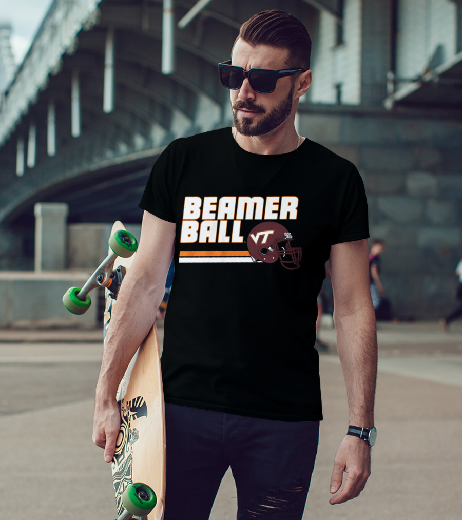 Beamer Ball VT Football Virginia Tech Frank Beamer Coach T-Shirt