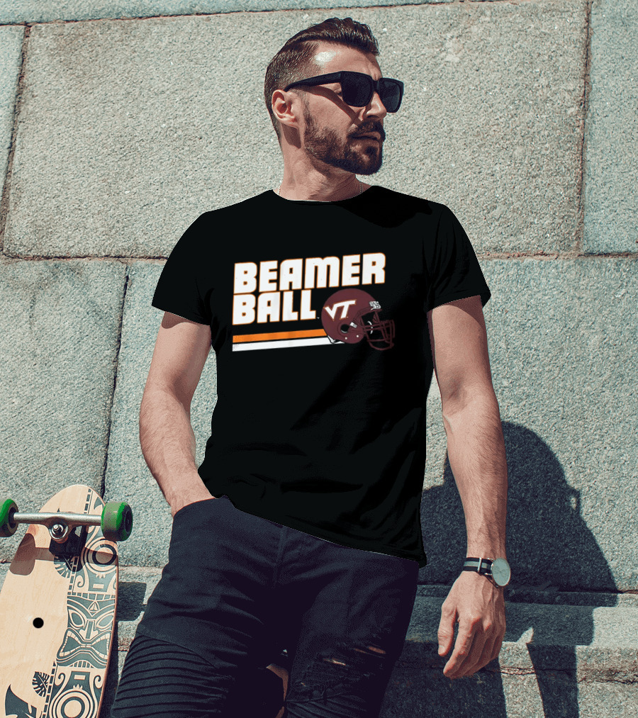 Beamer Ball VT Football Virginia Tech Frank Beamer Coach T-Shirt