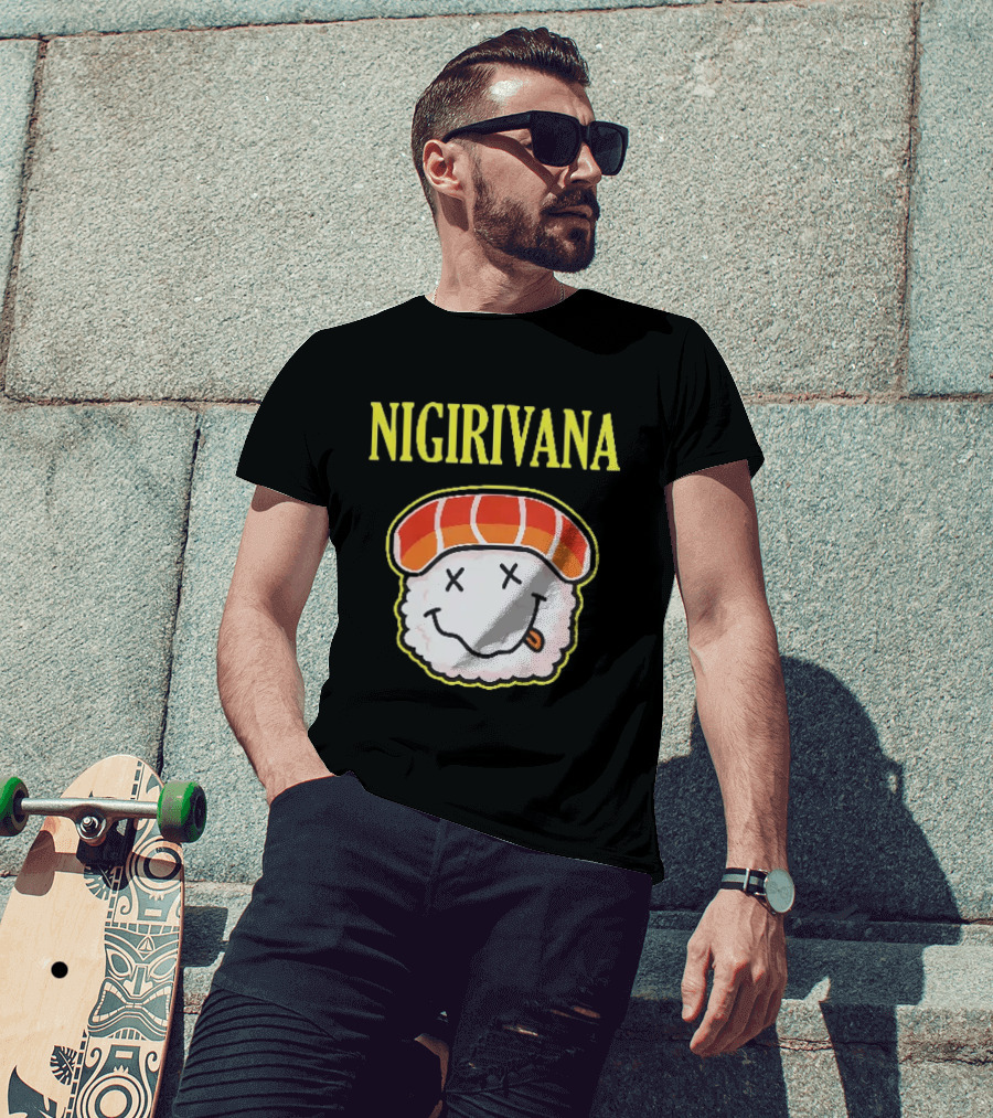 Nigirivana Sushi Nigiri Smile Face T-Shirt