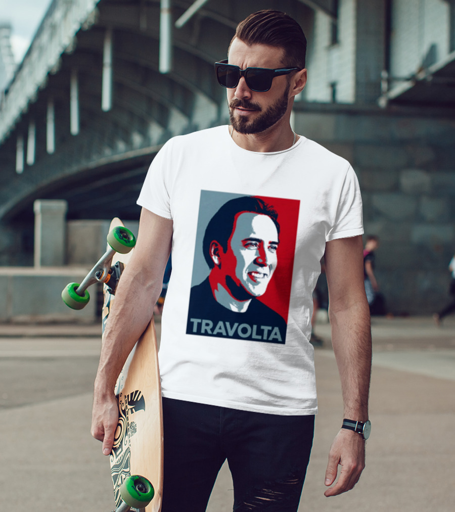 Nicolas Cage Travolta Hope Face Off Image T-Shirt
