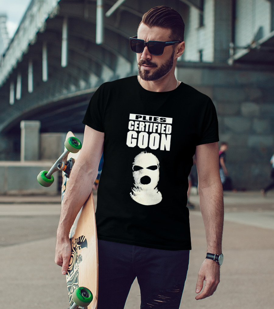Plies Certified Goon Ski Mask T-Shirt