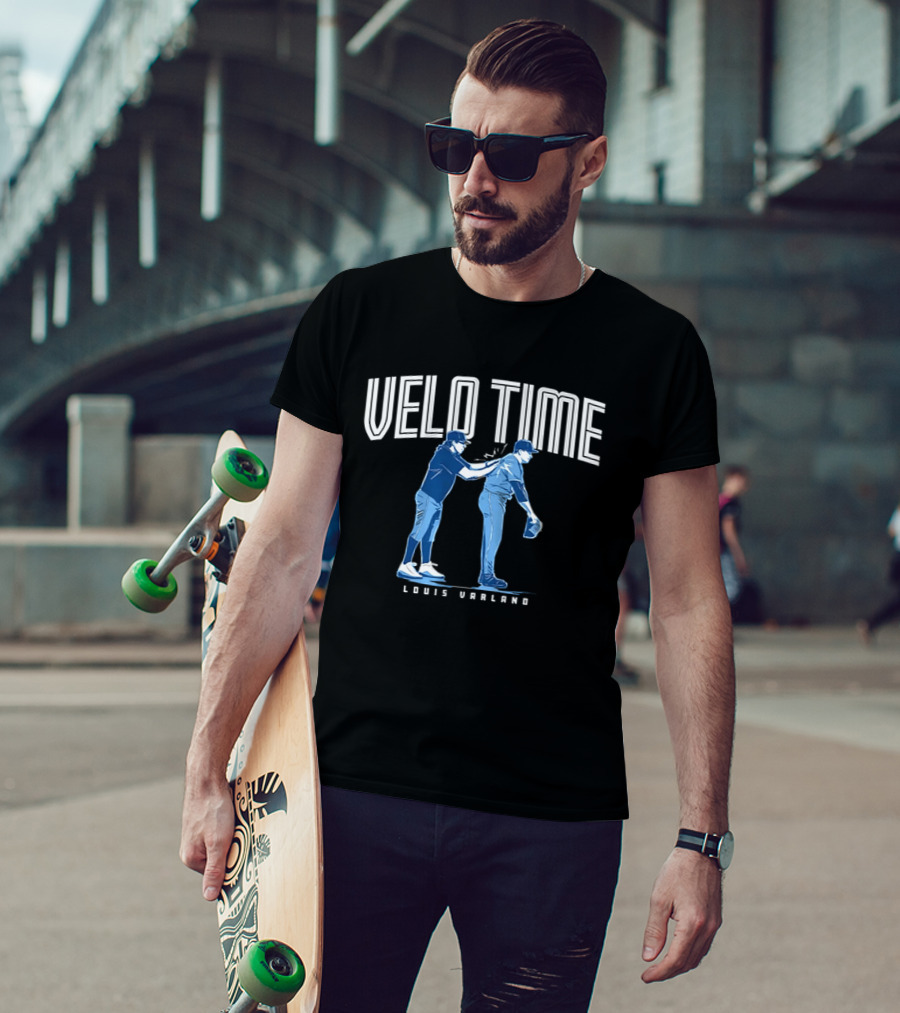 Velo Time Louis Varland Toronto Baseball T-Shirt