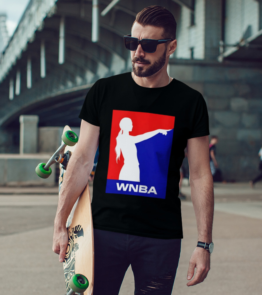 WNBA Red And Blue Sophie Cunningham Basketball T-Shirt
