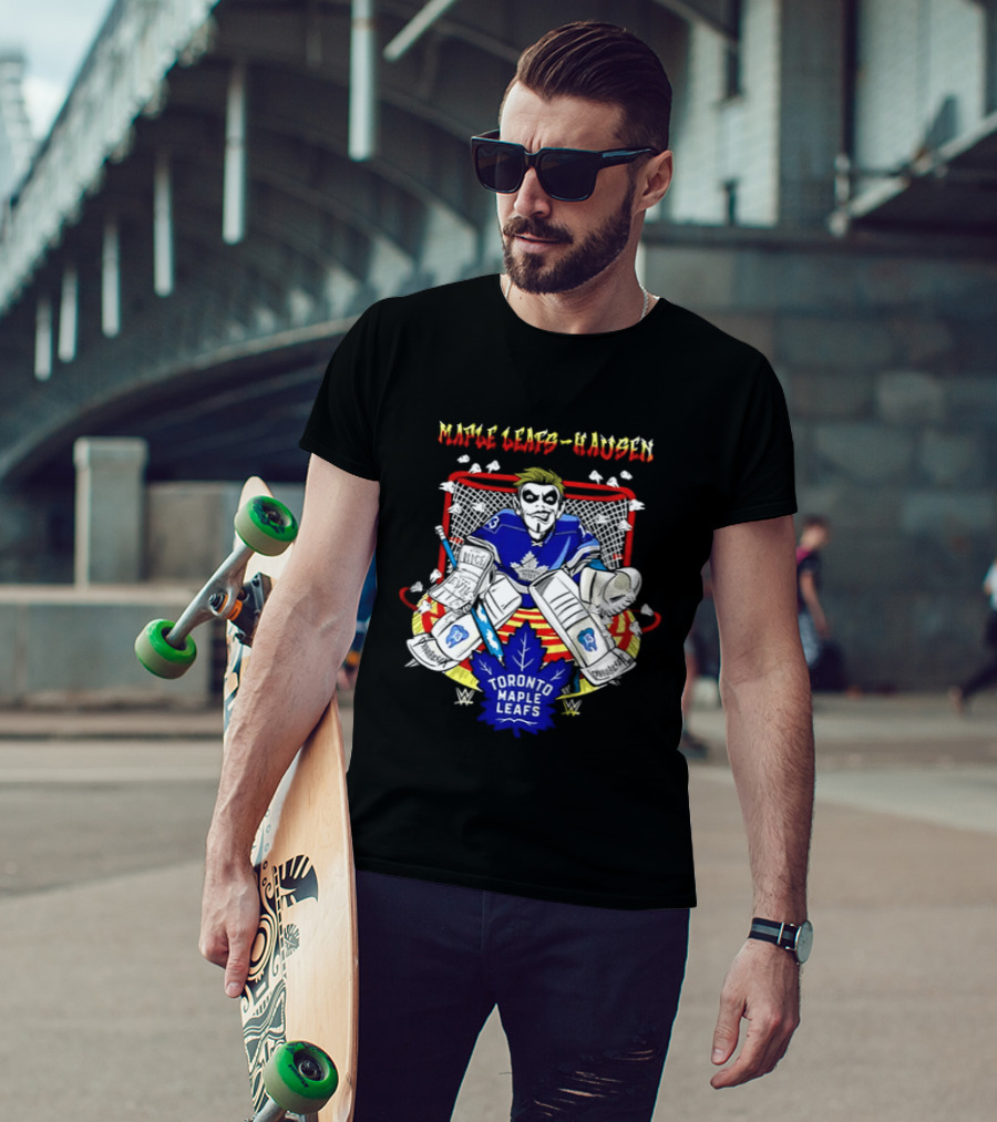 Toronto Maple Leafs Danhausen NHL Hockey WWE T-Shirt