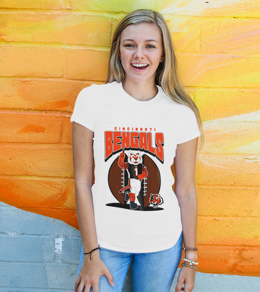 Cincinnati Bengals Tiger Mascot Football Fan Mania 2026 T-Shirt