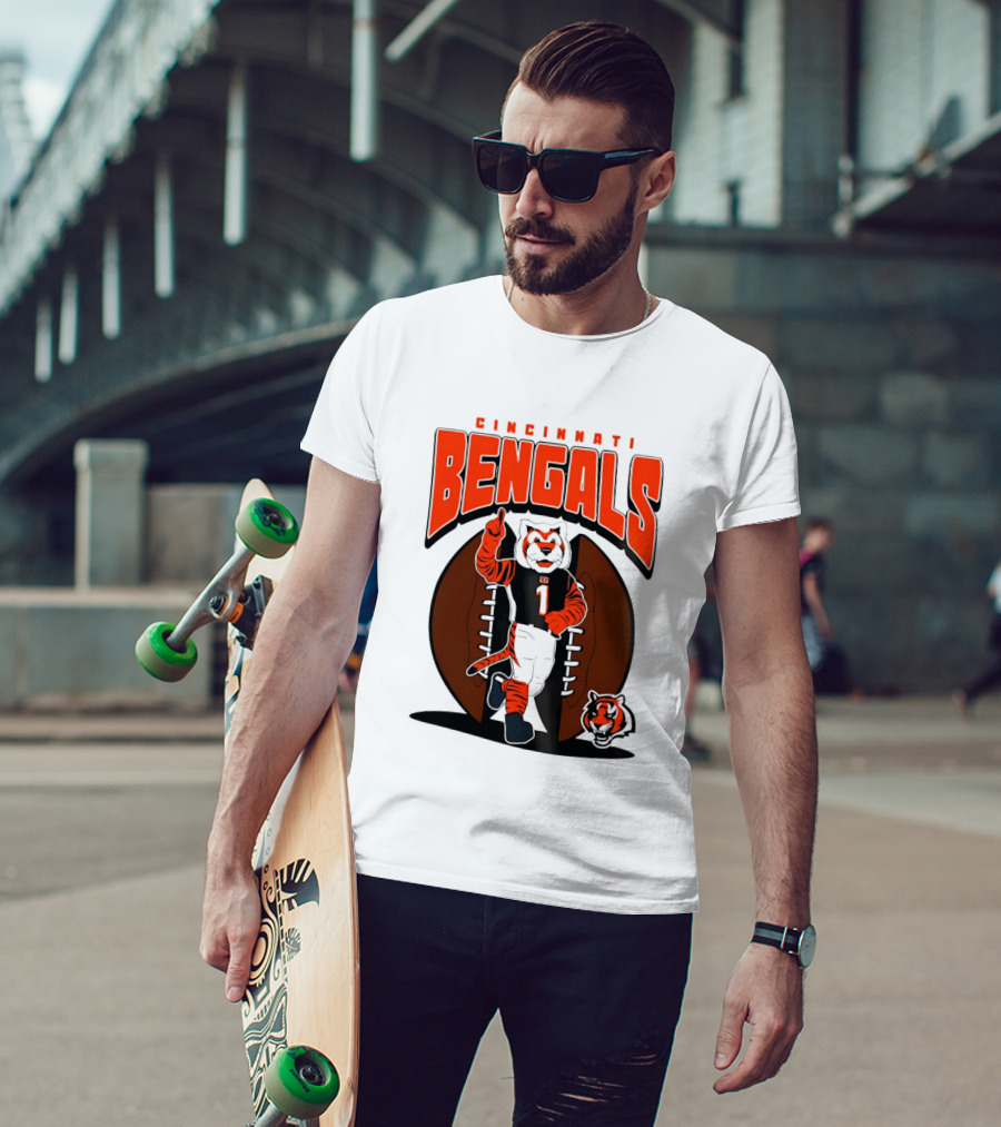 Cincinnati Bengals Tiger Mascot Football Fan Mania 2026 T-Shirt