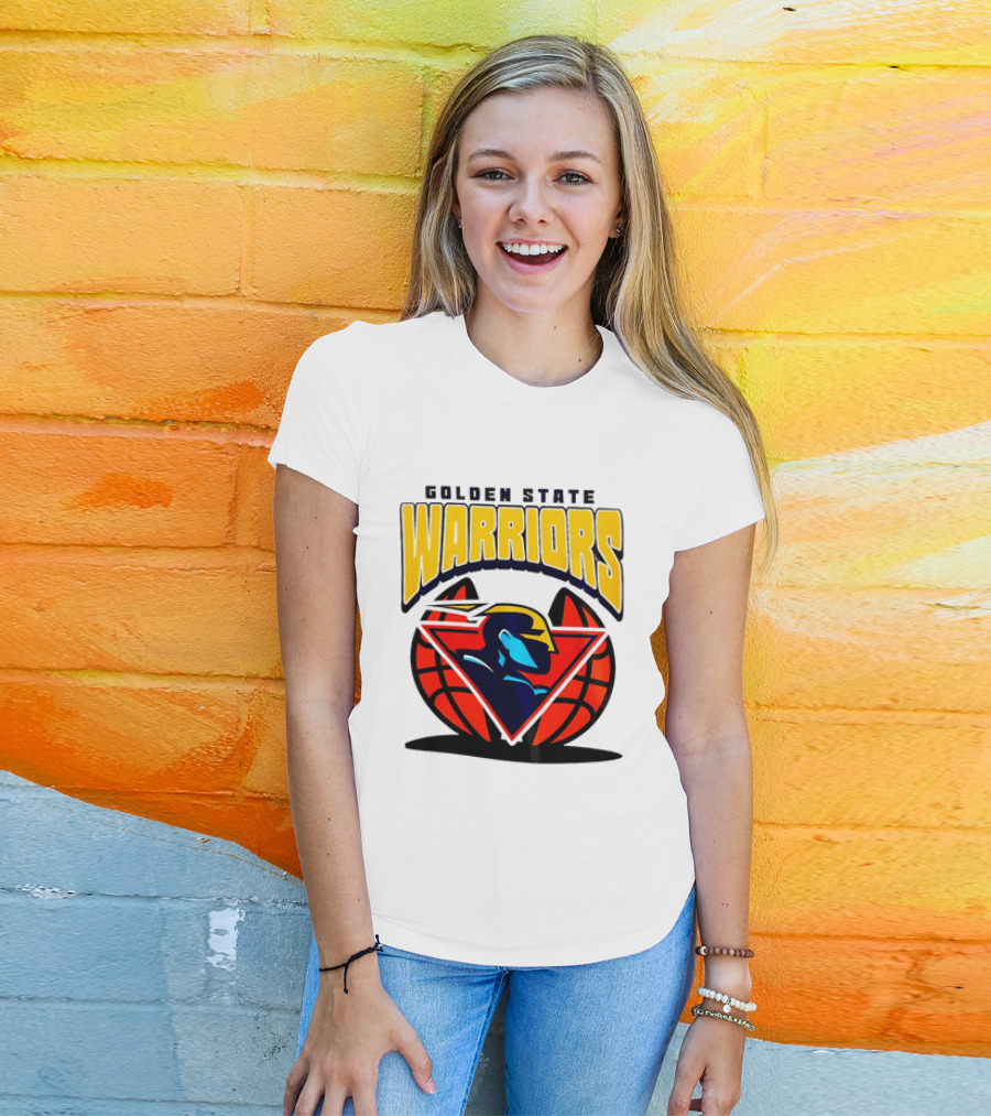 Golden State Warriors NBA 2026 Mania Retro Logo Basketball T-Shirt