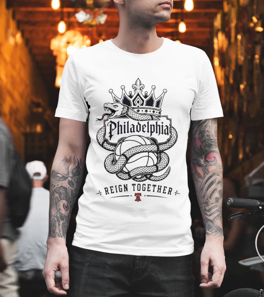 Philadelphia Crown Snake Basketball Reign Together T-Shirt