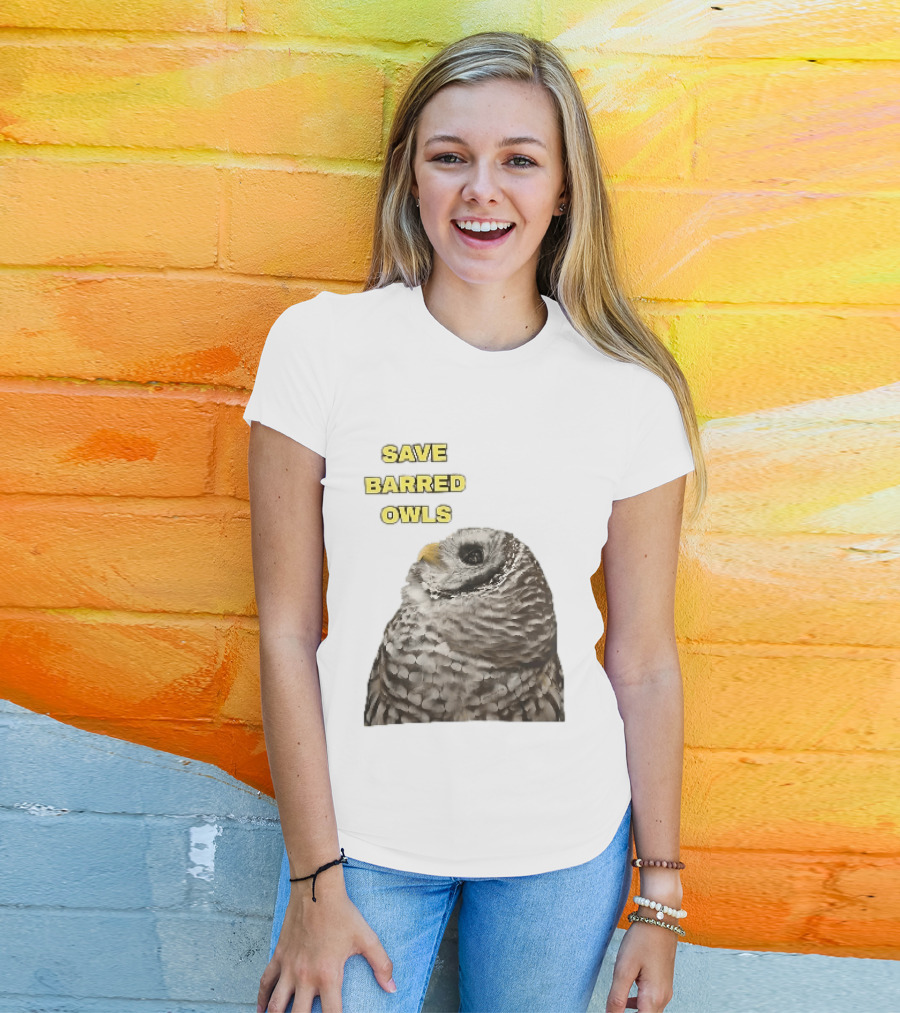 Save Barred Owls Barred Owl Conservation Appeal T-Shirt