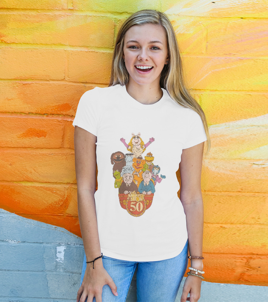 The Muppet Show Anniversary 50 Iconic Characters Celebration T-Shirt