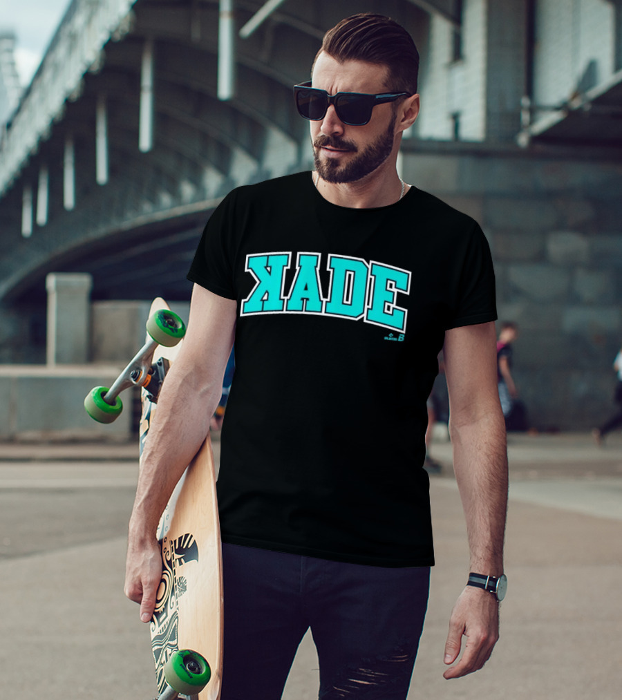 Kade Anderson Backwards K Bold Teal T-Shirt