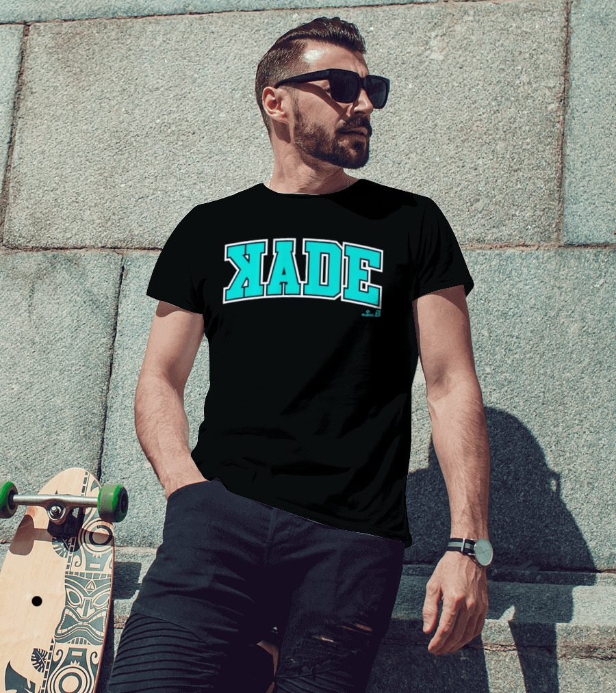 Kade Anderson Backwards K Bold Teal T-Shirt