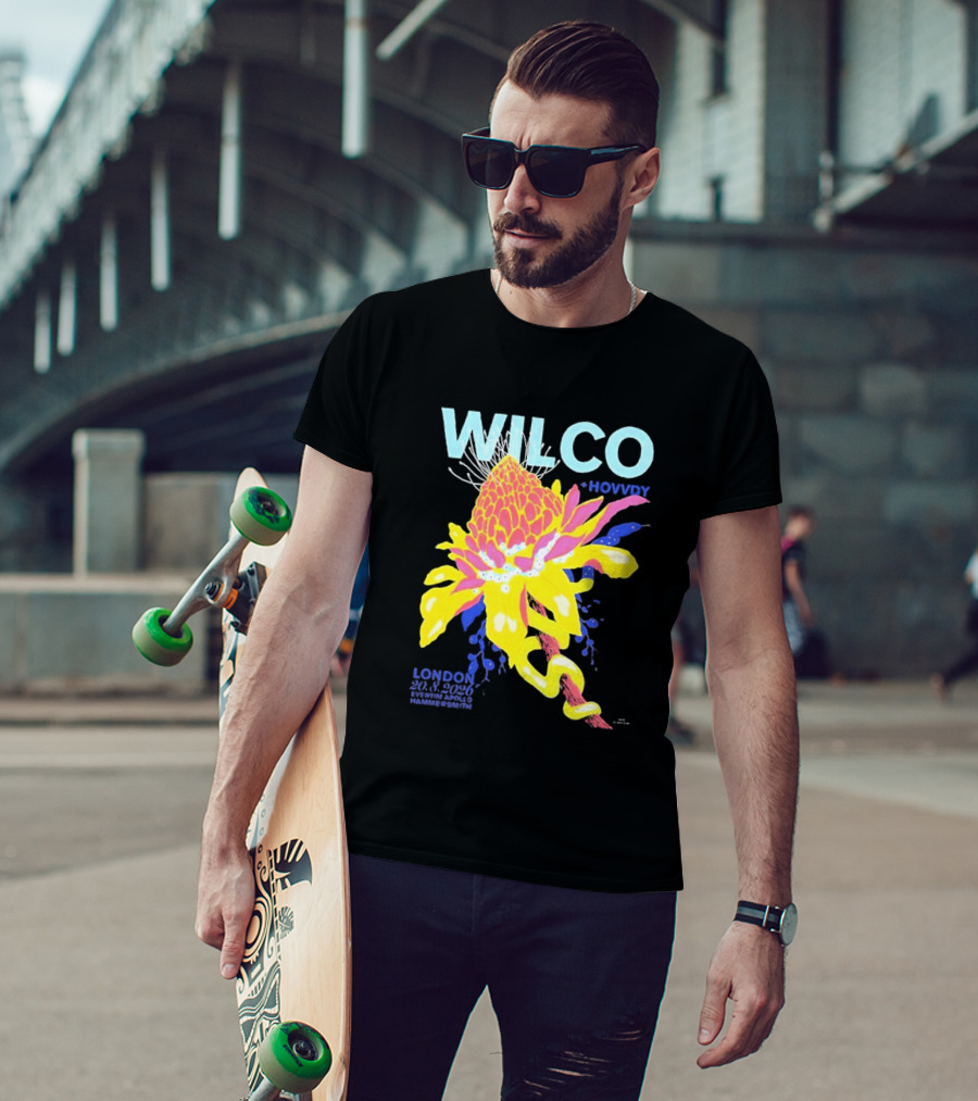 Wilco London UK Eventim Apollo Hammersmith August 20 2026 Featuring Hovvdy T-Shirt