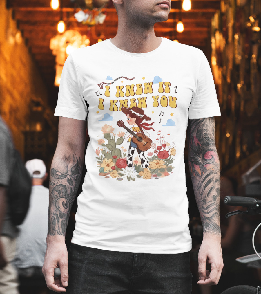 I Knew It I Knew You Jessie Toy Story Floral Adventure T-Shirt