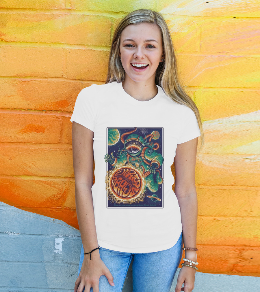 Dirty Heads Cosmic Astronaut Tour The Woodlands TX 8 23 2026 Psychedelic Space Adventure T-Shirt
