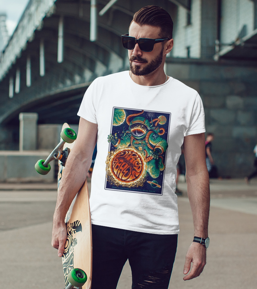Dirty Heads Cosmic Astronaut Tour The Woodlands TX 8 23 2026 Psychedelic Space Adventure T-Shirt