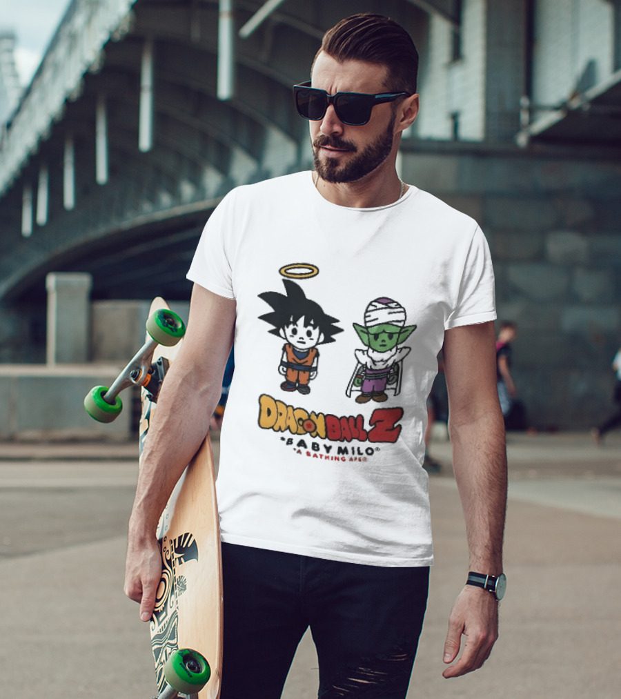 Dragon Ball Z Baby Milo Goku Piccolo Collaboration T-Shirt