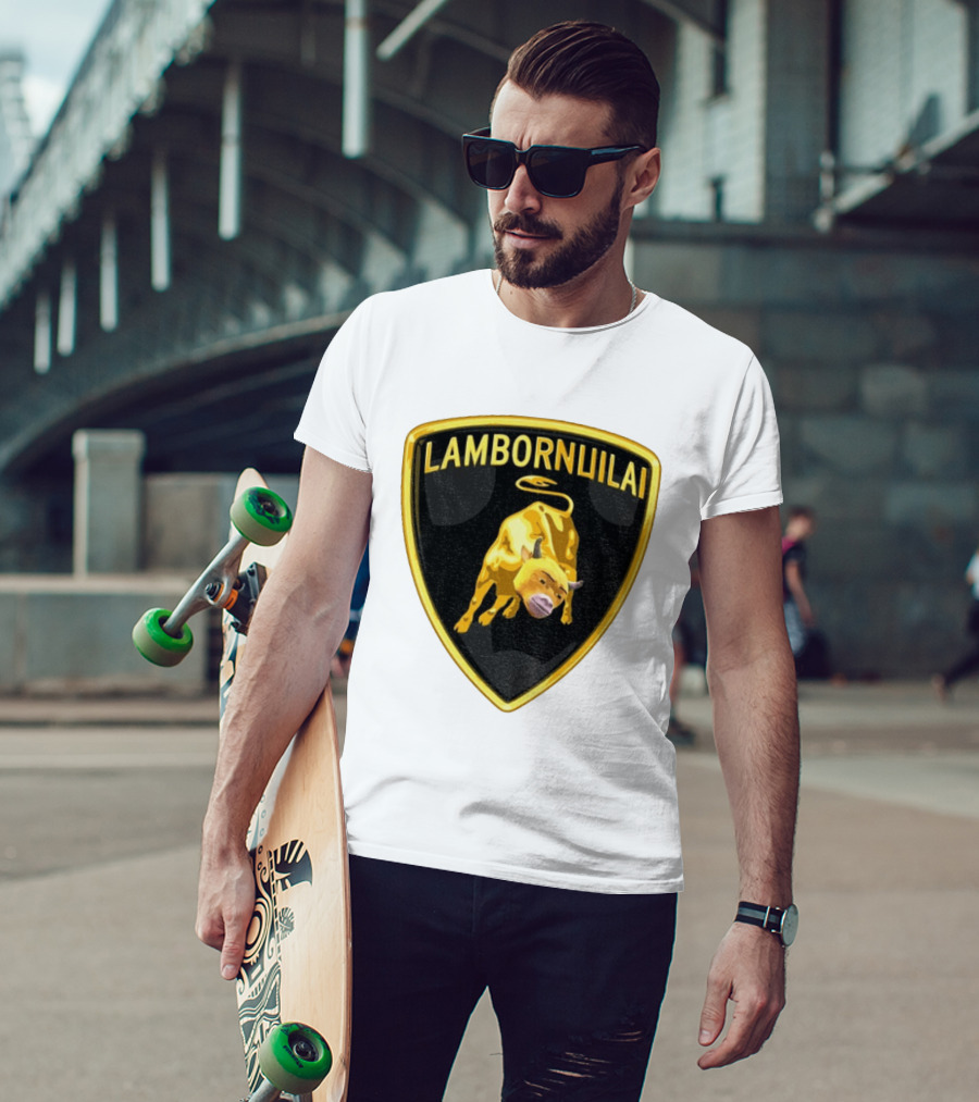 Lambornuilai Gold Bull Meme Niu Lai T-Shirt
