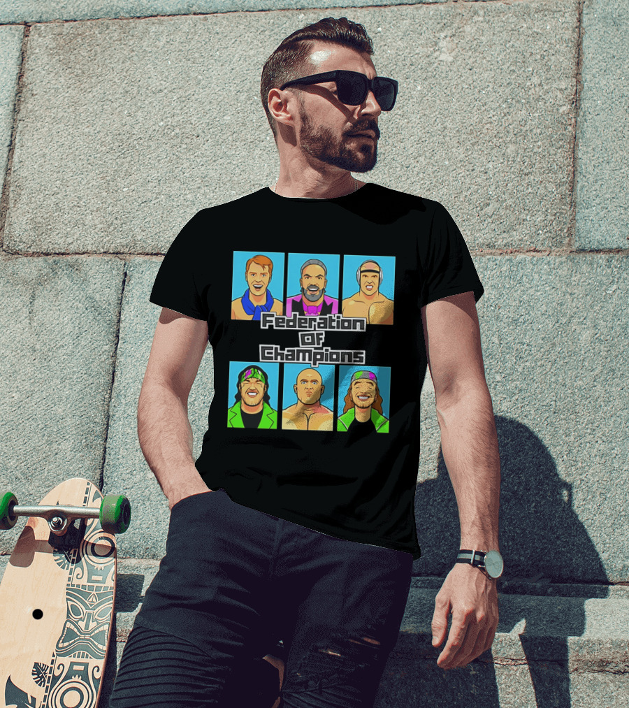 Federation Of Champions Wrestling Legends T-Shirt