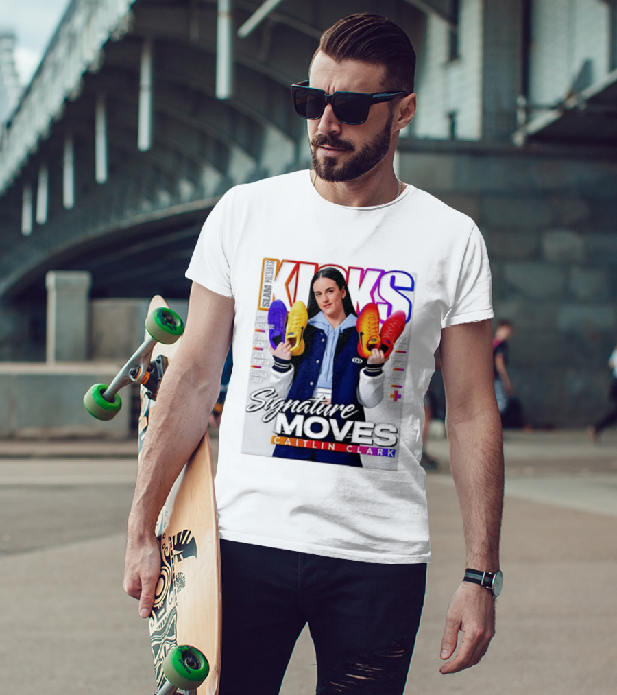 SLAM Presents Kicks Signature Moves Caitlin Clark T-Shirt