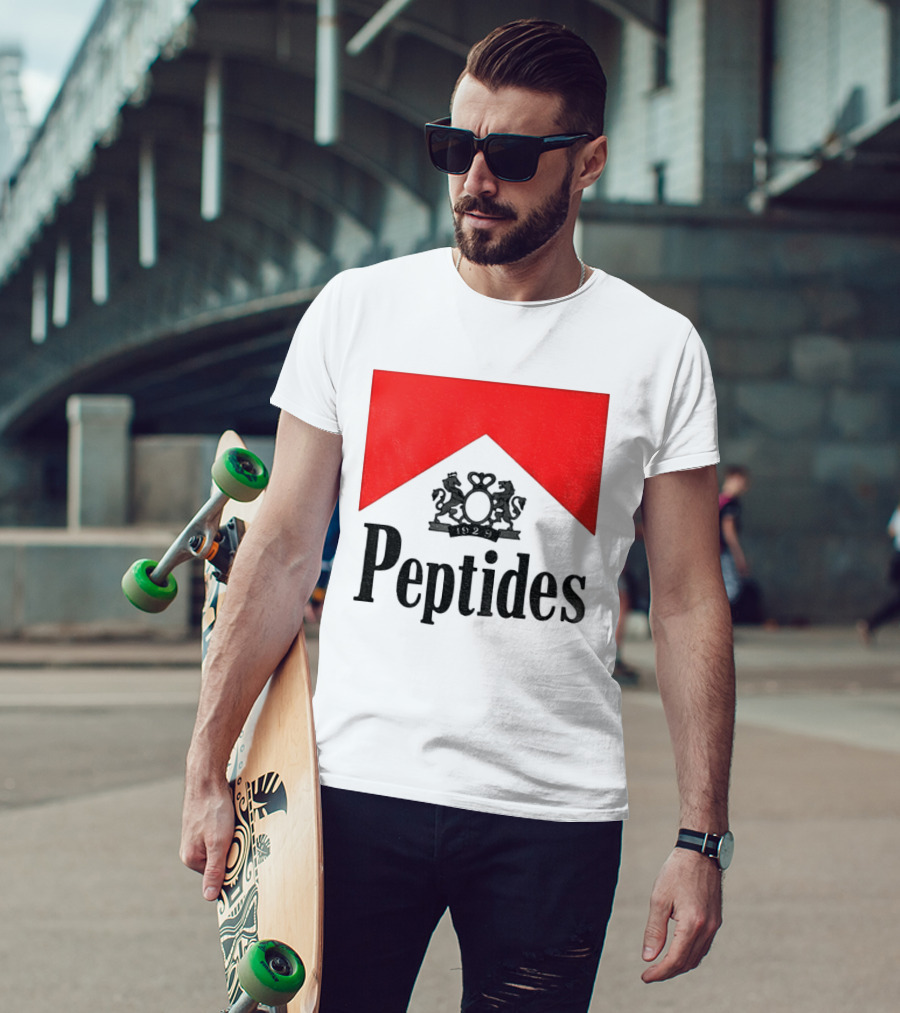 Peptides 1929 Red Marlboro T-Shirt
