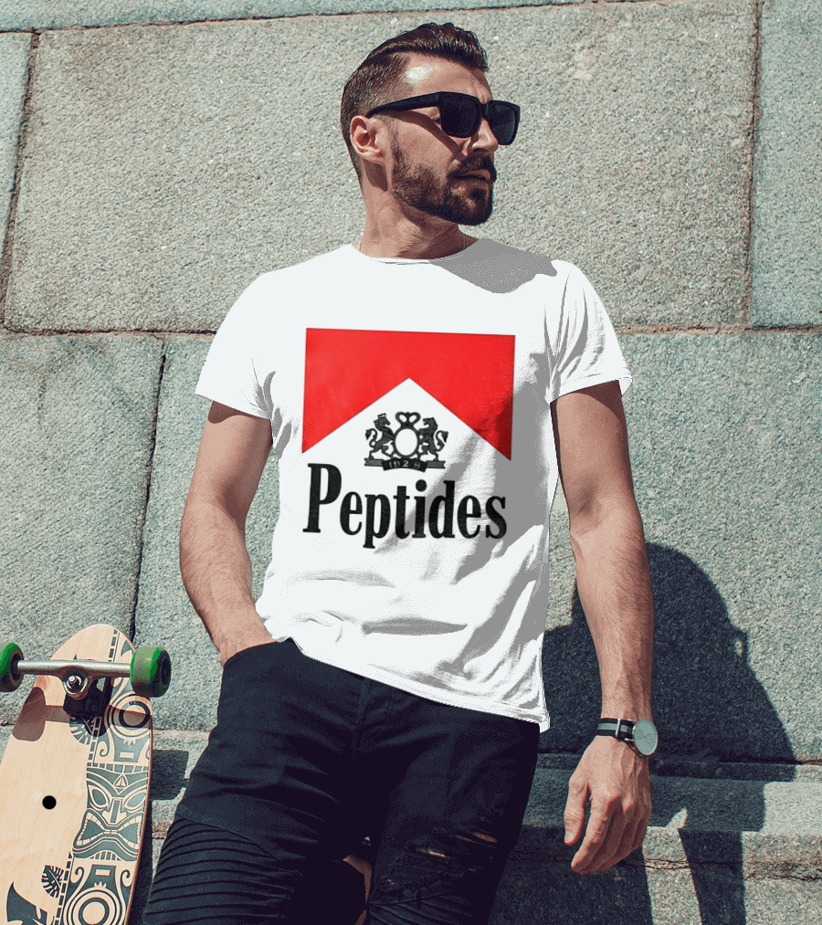 Peptides 1929 Red Marlboro T-Shirt