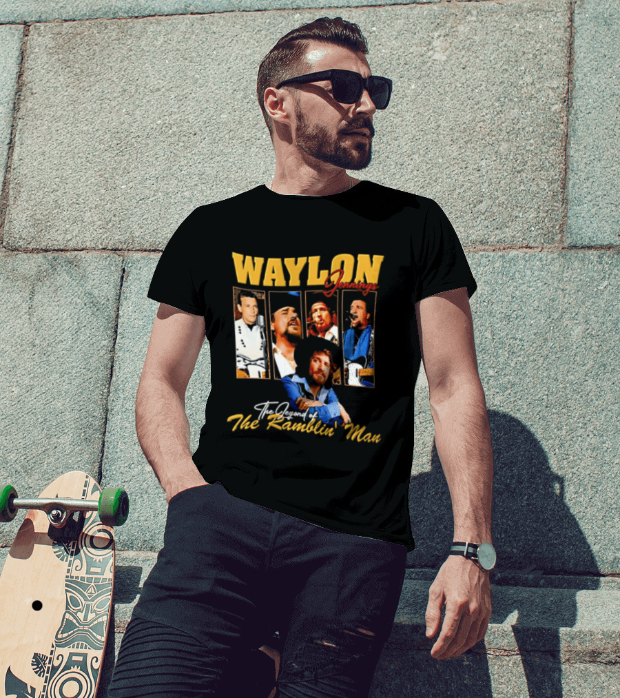 Waylon Jennings The Ramblin' Man T-Shirt