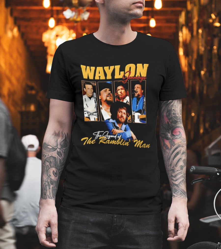 Waylon Jennings The Ramblin' Man T-Shirt
