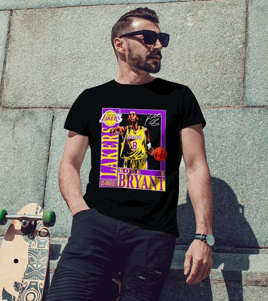Los Angeles Lakers Kobe Bryant 8 NBA Basketball Legend T-Shirt