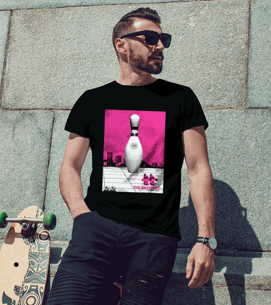 The Breeders With Twisted Teins Hollywood Palladium Los Angeles CA August 24 2026 Bowling Pin T-Shirt