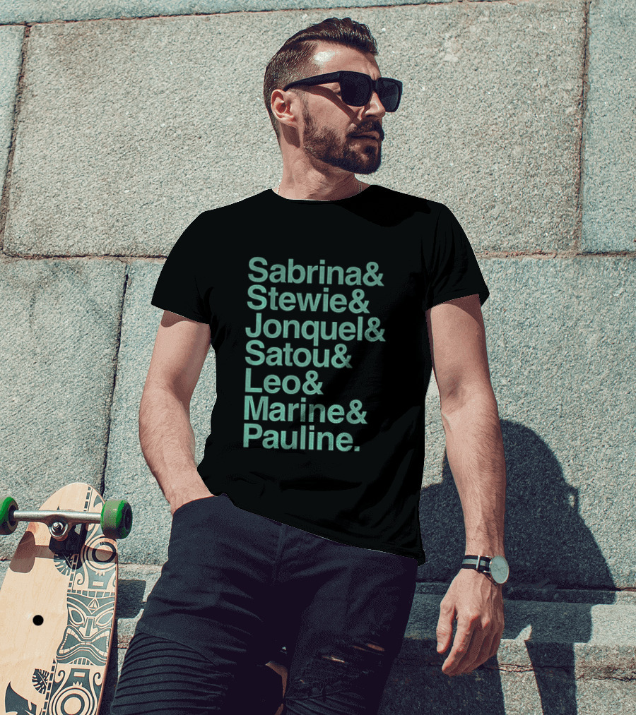 Sabrina Stewie Jonquel Satou Leo Marine Pauline New York Women's Basketball 2026 WNBA T-Shirt