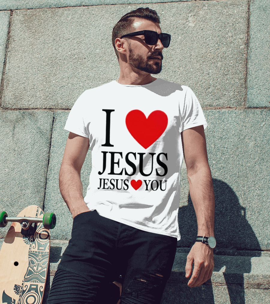 Cameron Dicker I Love Jesus Jesus Love You T-Shirt
