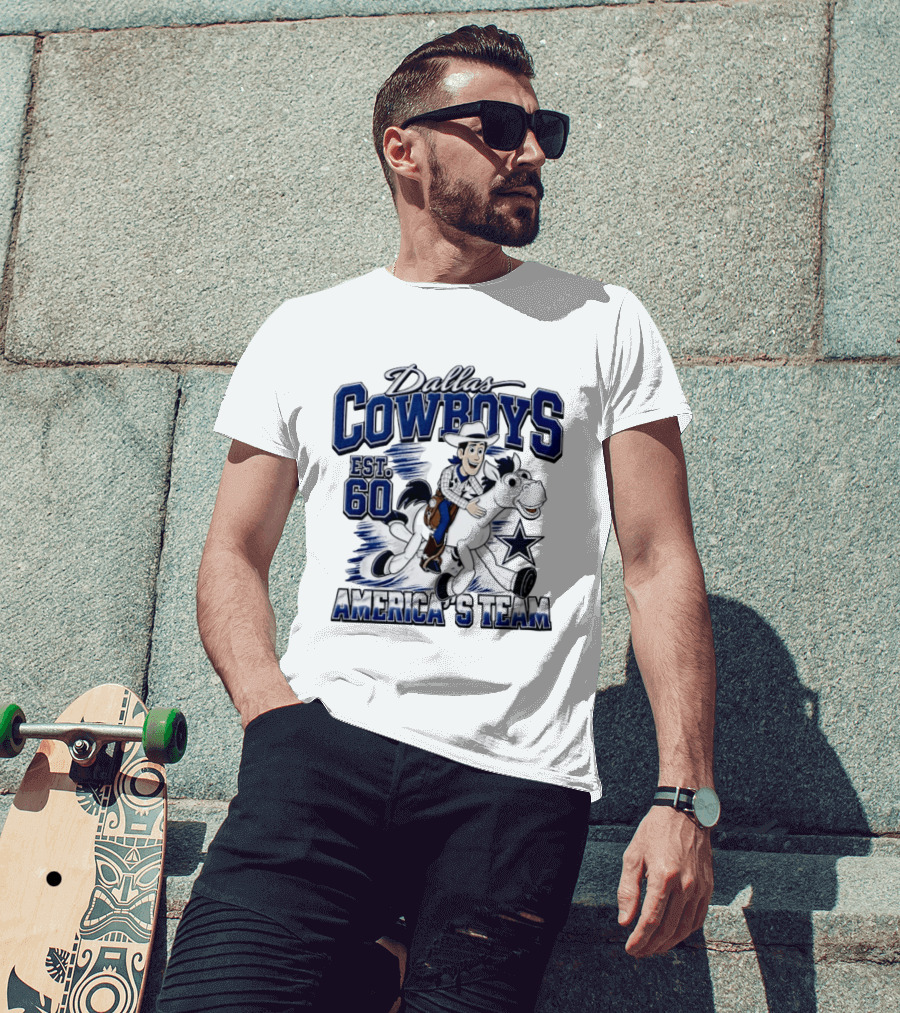 Dallas Cowboys Woody Bullseye Est. 60 America's Team T-Shirt