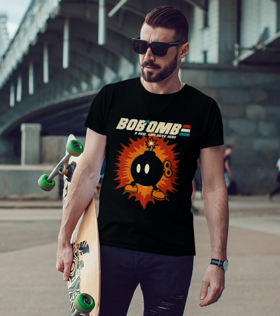 Bob Omb A Real Explosive Hero T-Shirt