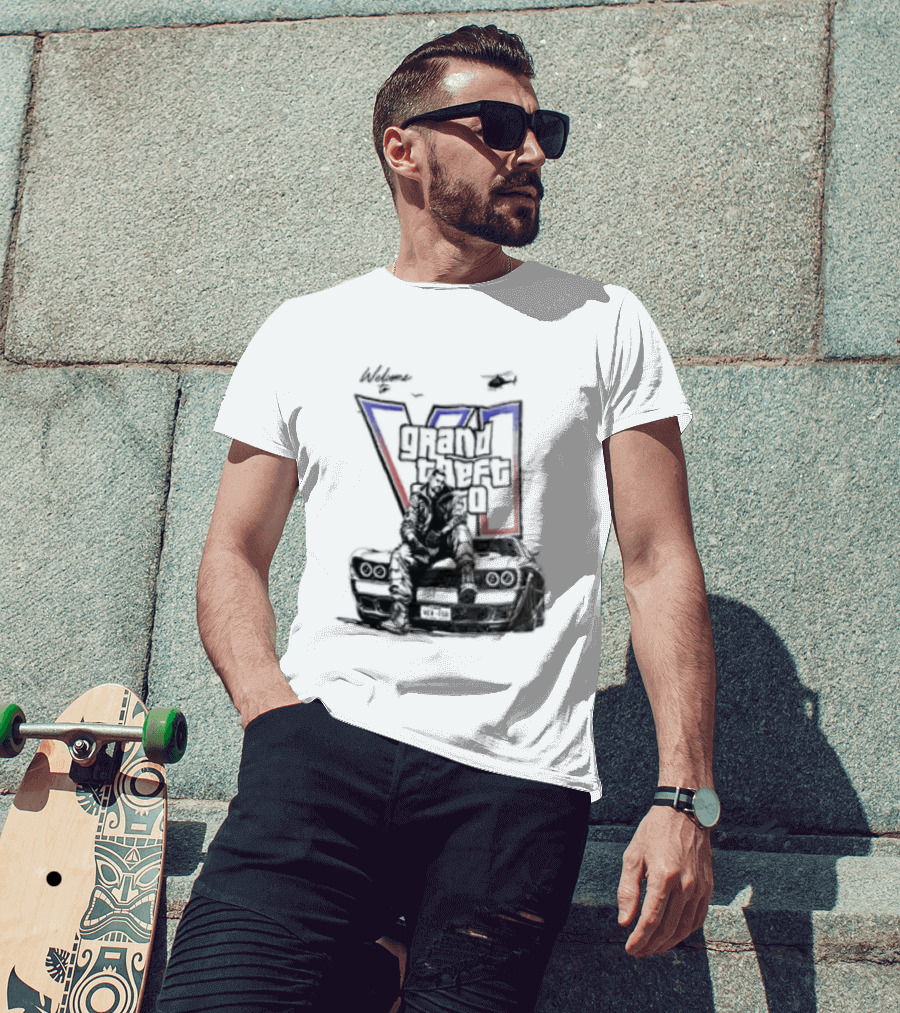 Grand Theft Auto VI Welcome To A World Of Sinners T-Shirt
