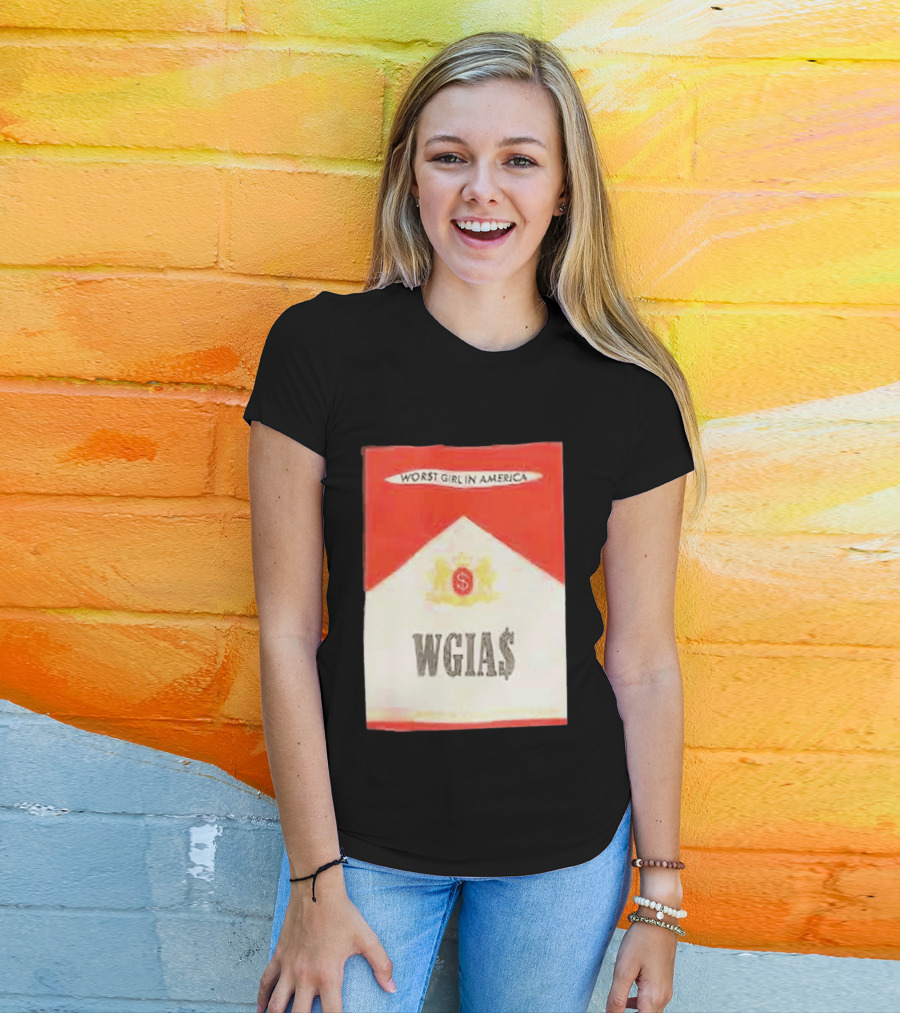 Slayyyter 2026 WGIA Tour Marlboro Parody Worst Girl In America T-Shirt