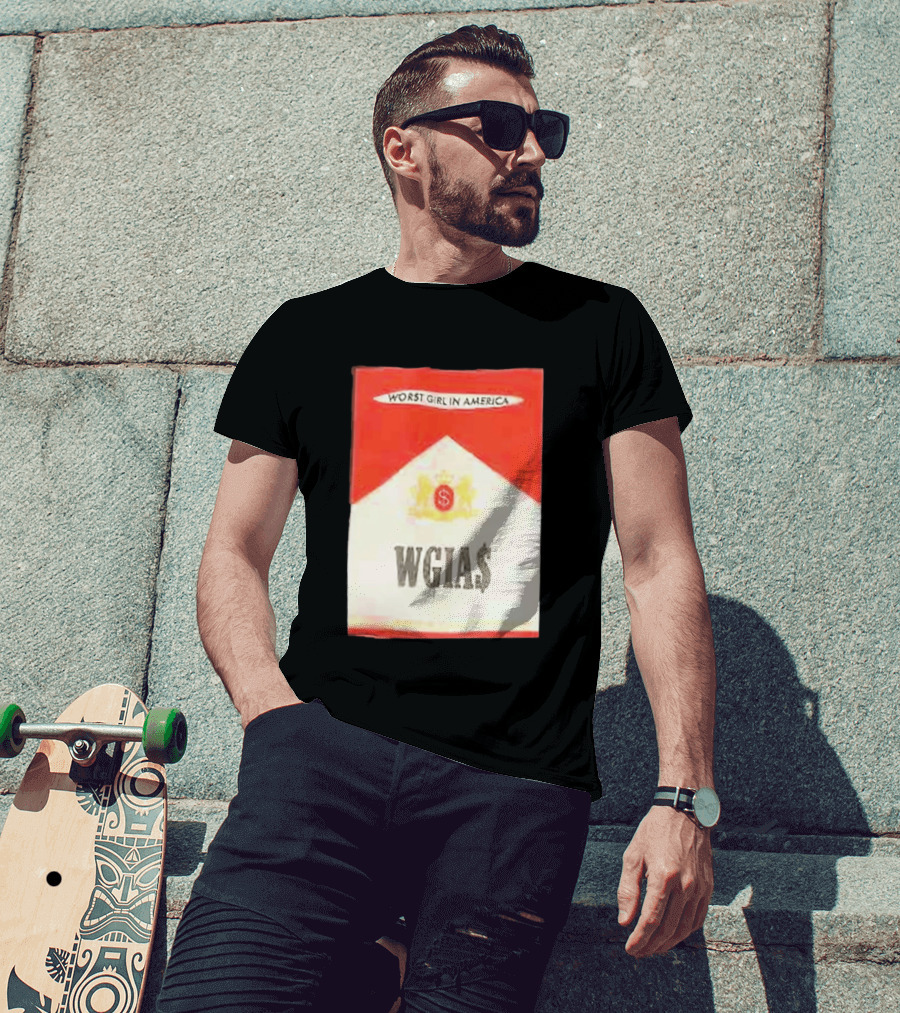 Slayyyter 2026 WGIA Tour Marlboro Parody Worst Girl In America T-Shirt