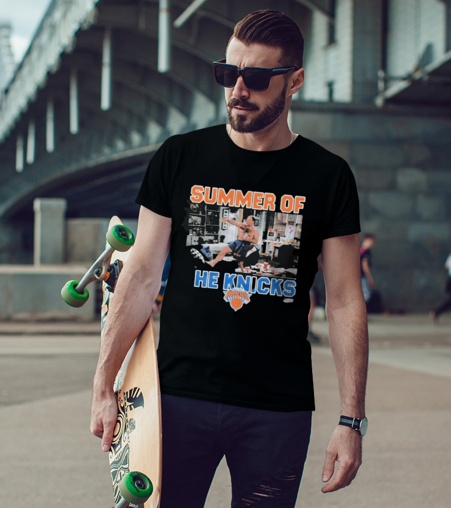Summer Of He Knicks New York Basketball Fan Favorite 90s Nostalgia T-Shirt