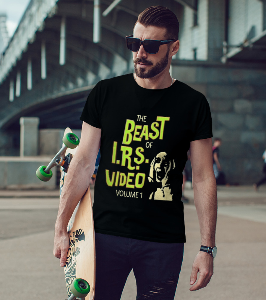 The Beast Of IRS Video Volume 1 Screaming Horror Face T-Shirt