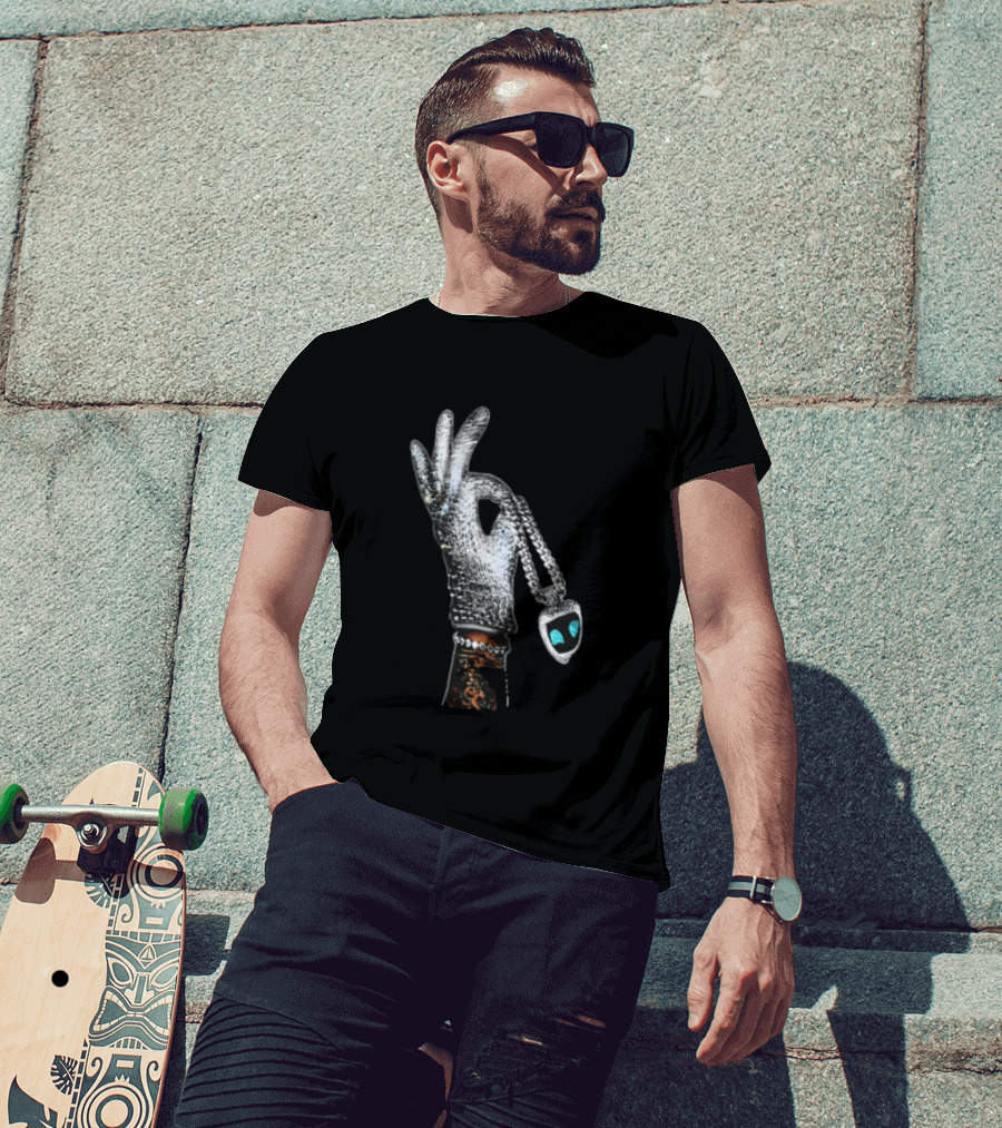 Drake Iceman Astro Bot Glove Necklace T-Shirt