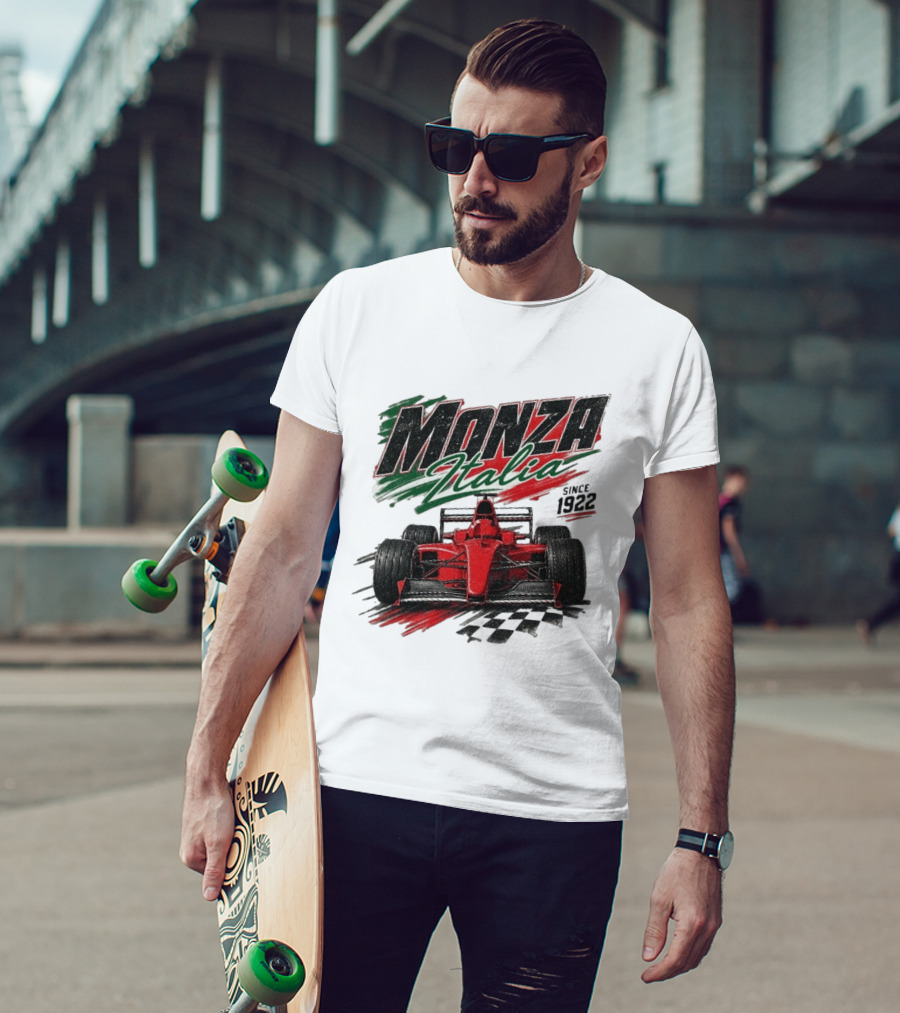 Monza Italia Racing Since 1922 Formula Car T-Shirt