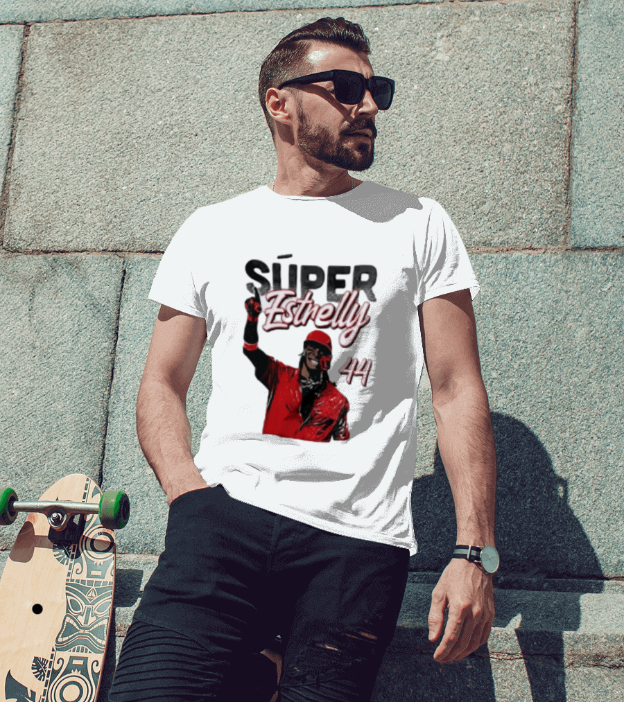 Elly De La Cruz Súper Estrelly 44 Cincinnati Reds T-Shirt