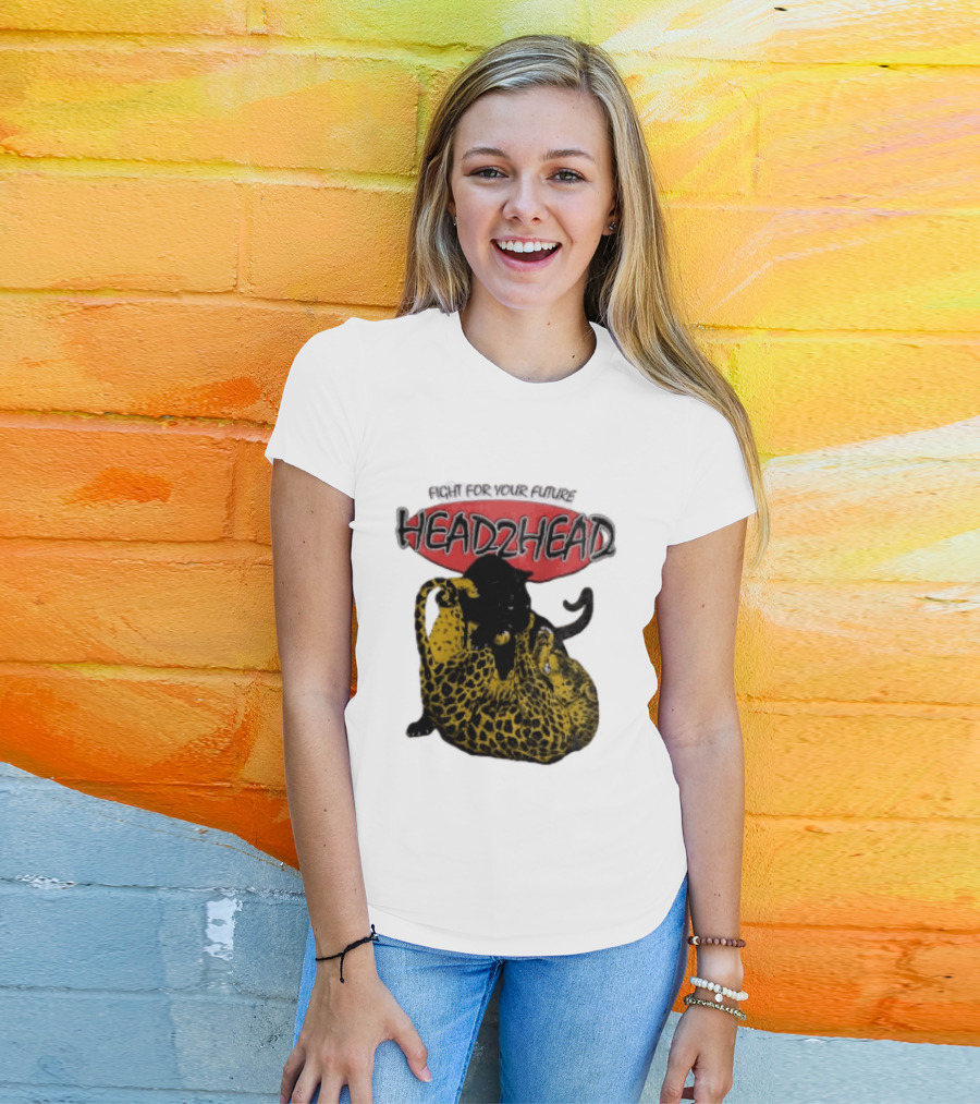 Fight For Your Future Head2Head Panther And Leopard T-Shirt