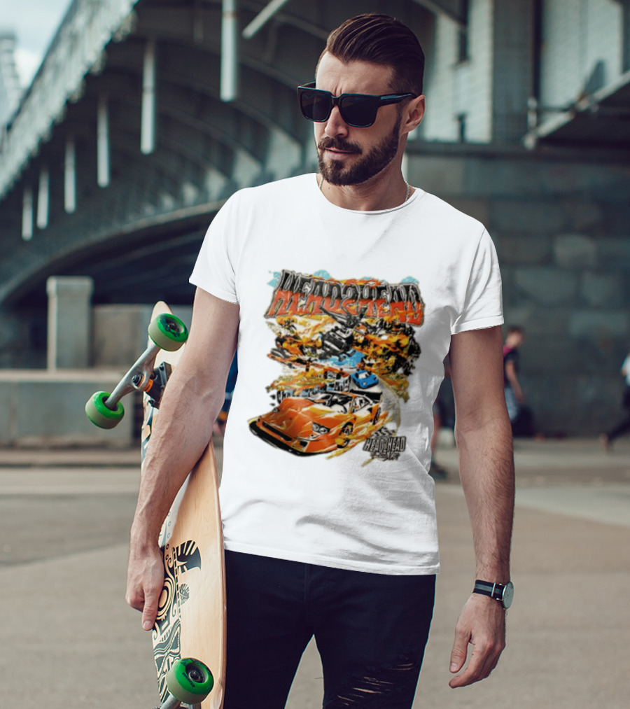 Head2Head Final Lap Racing Supercar Explosion Scene T-Shirt