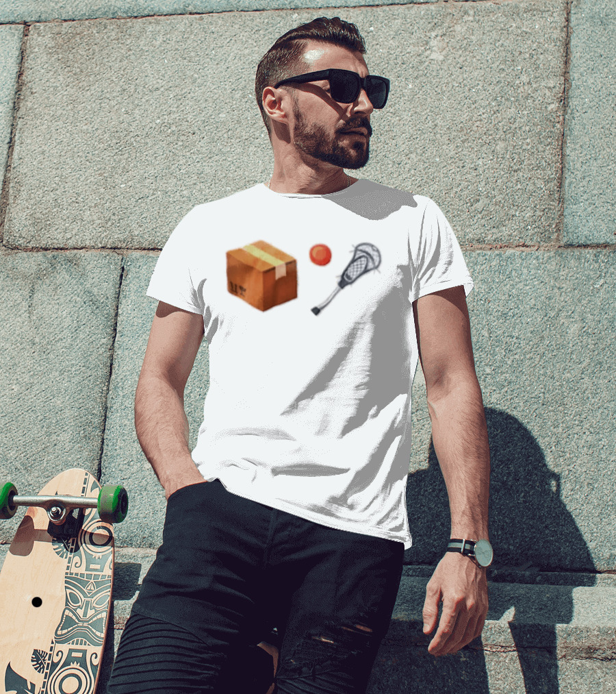 Lacrosse Stick Ball Box Package T-Shirt