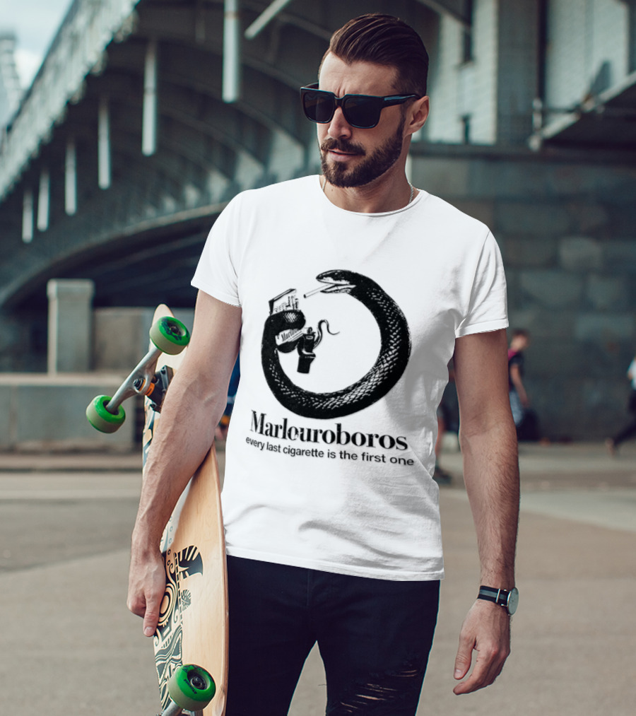Marlouroboros Snake Ouroboros Every Last Cigarette Is The First One T-Shirt