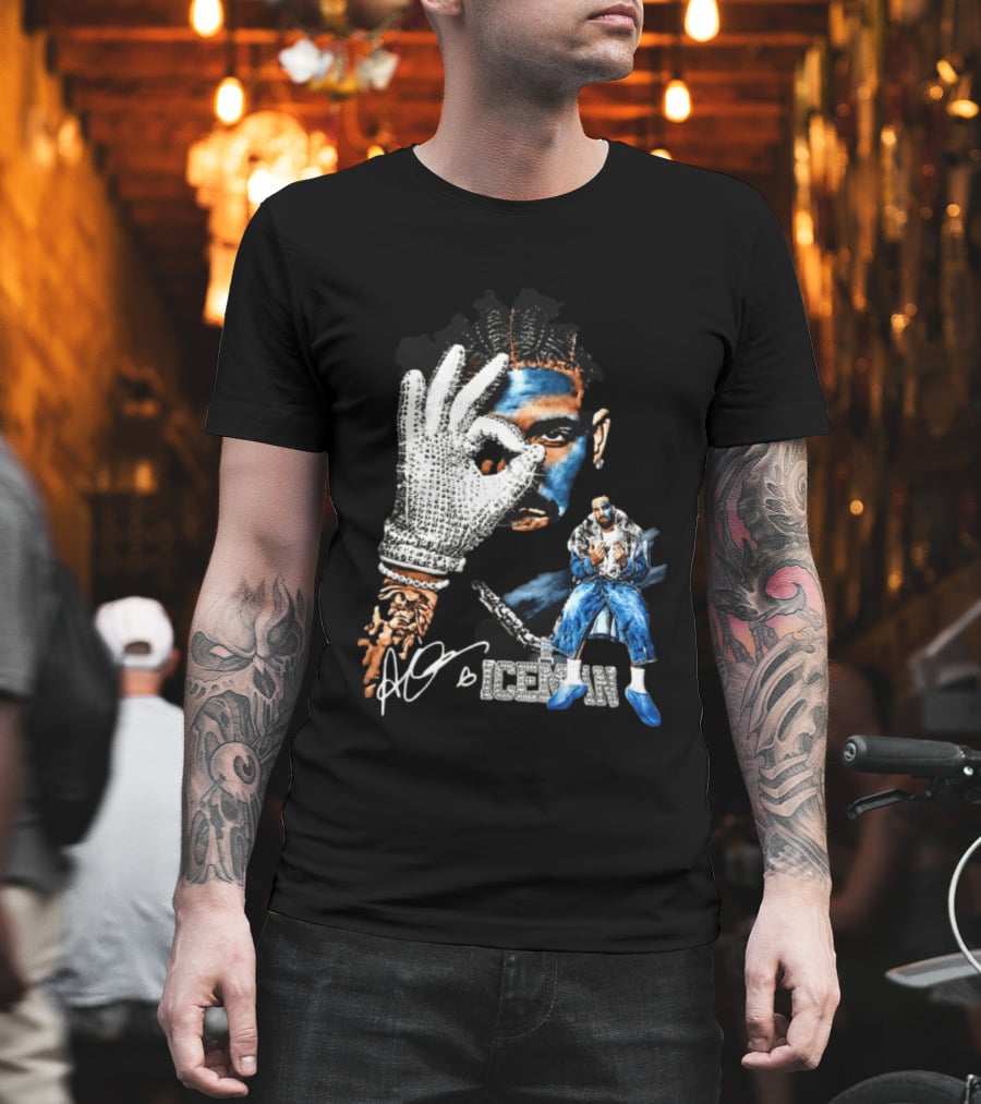 Drake Ice Man Brodie Signature Bling T-Shirt