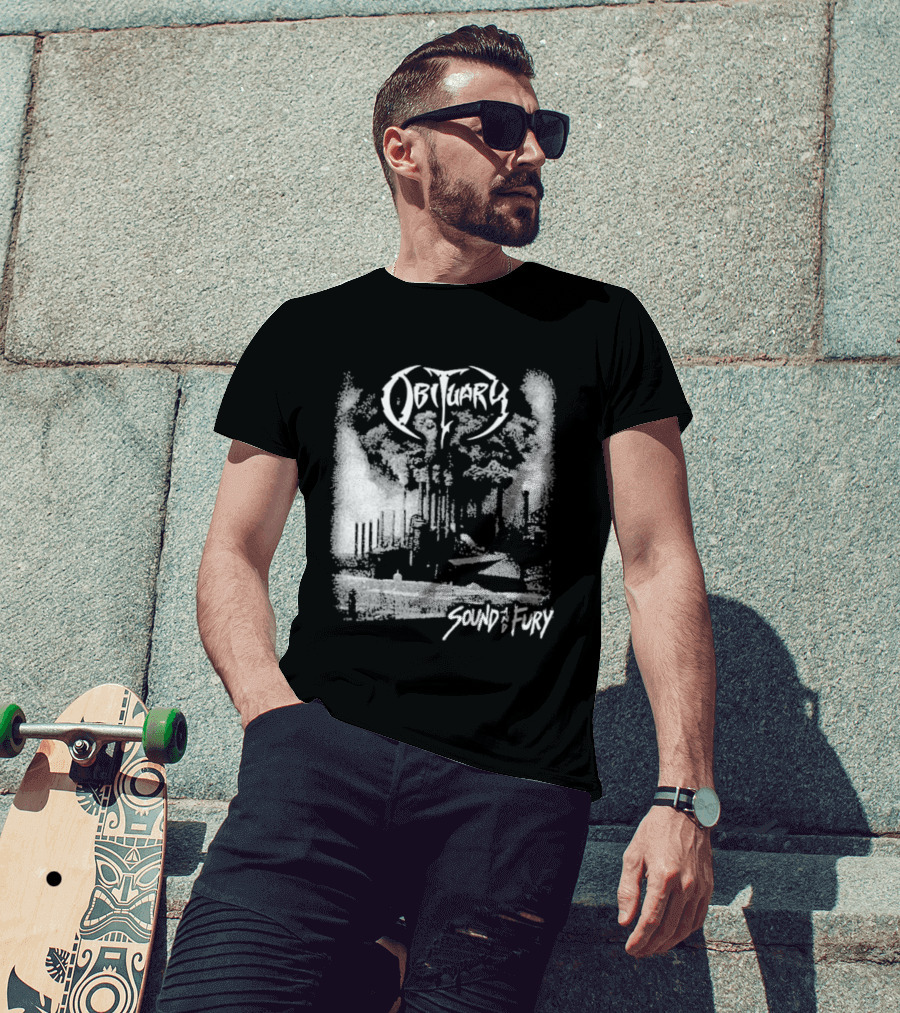 Obituary Sound And Fury 2026 World Demise T-Shirt